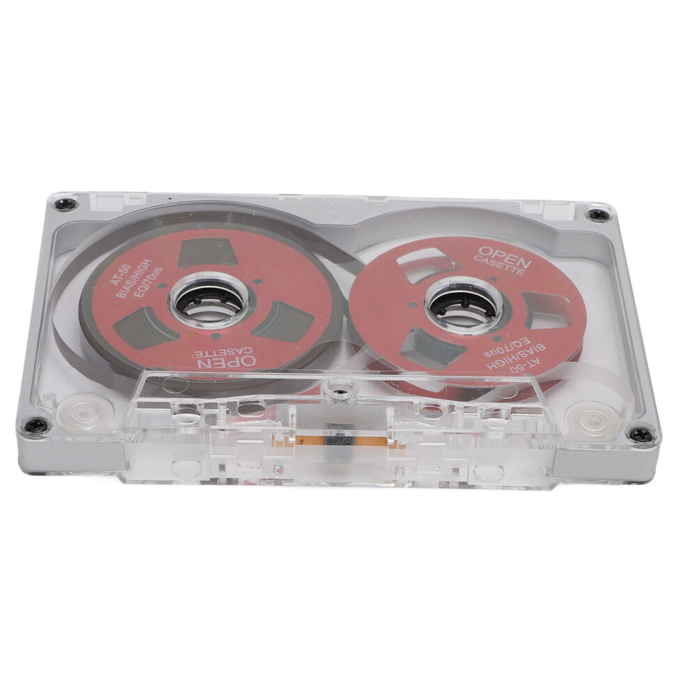 55 Min Aluminum Blank Reel-To-Reel Cassette Tape For Music Recording Frame Red 4651391061017
