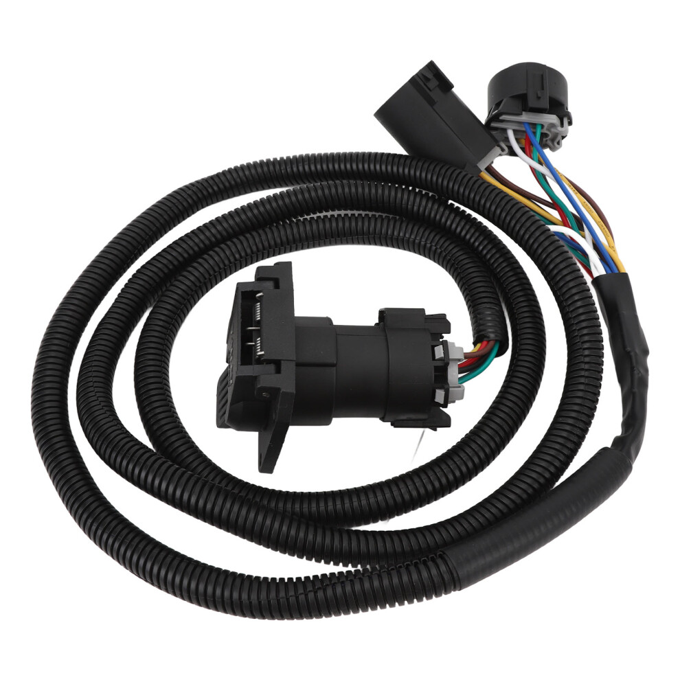 7 Foot 7 Pin Trailer Wiring Harness Extension For Truck Bed, Fits 1999-2021 4221391060909