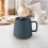 Japanese ceramic coffee mugs handmade gradient porcelain 4