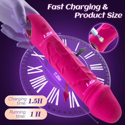 Wand Vibrator with 10 Adjustable Vibration Modes - Rechargeable and Waterproof 1