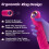 Wand Vibrator with 10 Adjustable Vibration Modes - Rechargeable and Waterproof 4