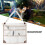 Foldable Multi Pocket Tableware Storage Bag 43x38cm for Camping Hiking 12