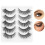 5 Pairs Thick Curly False Eyelashes for Date & Stage Use, Easy Application 1
