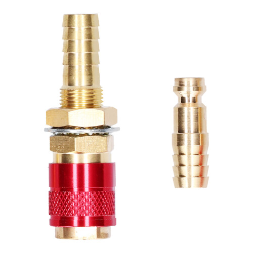 M10 Brass Quick Connector Fitting Hose for TIG Welding Torch 1