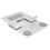 Supporto per tablet in lega di alluminio argentata 1312,5 cm 4