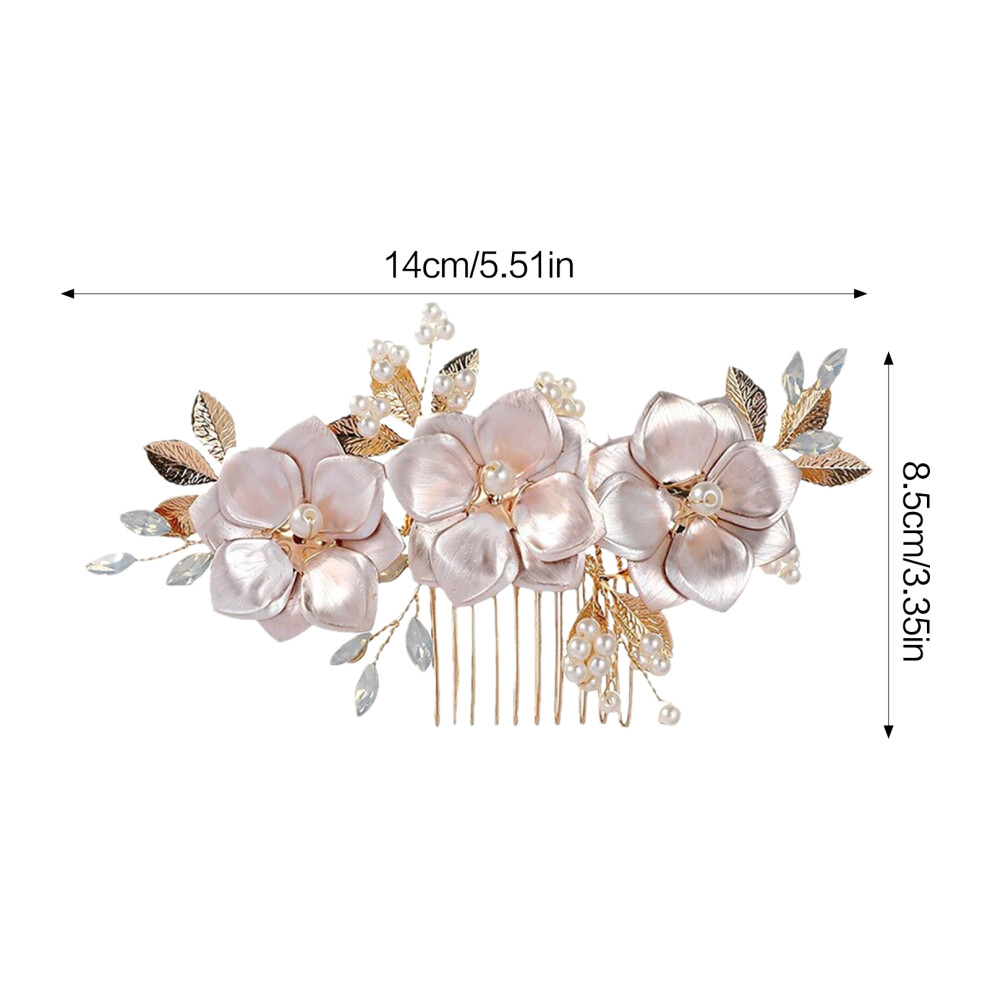 Reach-Tools Floral Hair Comb For Women - Anti-Slip Styling Tool