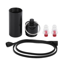 Rote Gehörschutzstöpsel zur Geräuschreduzierung 22x67mm Wasserdichter Silikon-Gel-Kordel & Flasche