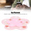 Floral PVC Heat Insulation Coaster Set 1