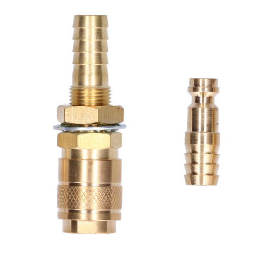 Brass M10 Quick Connector Fitting for TIG Welding Torch Equipment 1