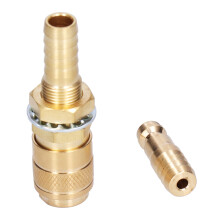 Brass M10 Quick Connector Fitting for TIG Welding Torch Equipment