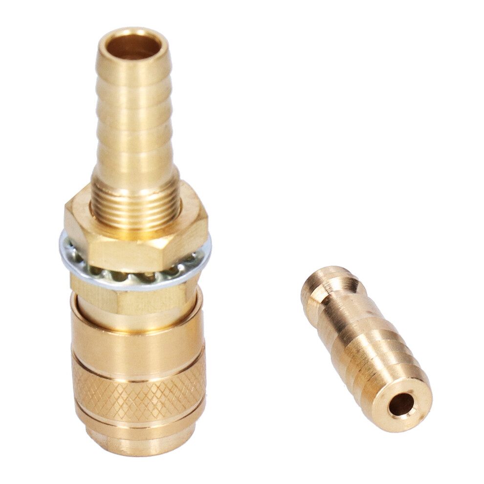 Brass M10 Quick Connector Fitting For Tig Welding Torch Equipment 4991391586722