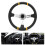 14in Hand Stitched Racing Steering Wheel PU 18