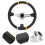 14in Hand Stitched Racing Steering Wheel PU 7