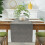 Table Runner, Washable, Linen , Table Runner, Water-Repellent, Table Runner for Dining , Holiday Decoration 32X220cm 3
