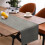 Table Runner, Washable, Linen , Table Runner, Water-Repellent, Table Runner for Dining , Holiday Decoration 32X220cm 4