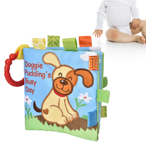 Baby Soft Cloth Story Book with Rattle 1