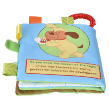 Baby Soft Cloth Story Book with Rattle