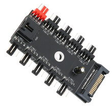 Lüfter-Hub 4-Pin PWM Stromadapter-Kabel-Splitter für 12V CPU-Kühlung