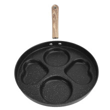 Nonstick Divided Egg Frying Pan for Stovetops - Iron, Versatile Grilling Skillet