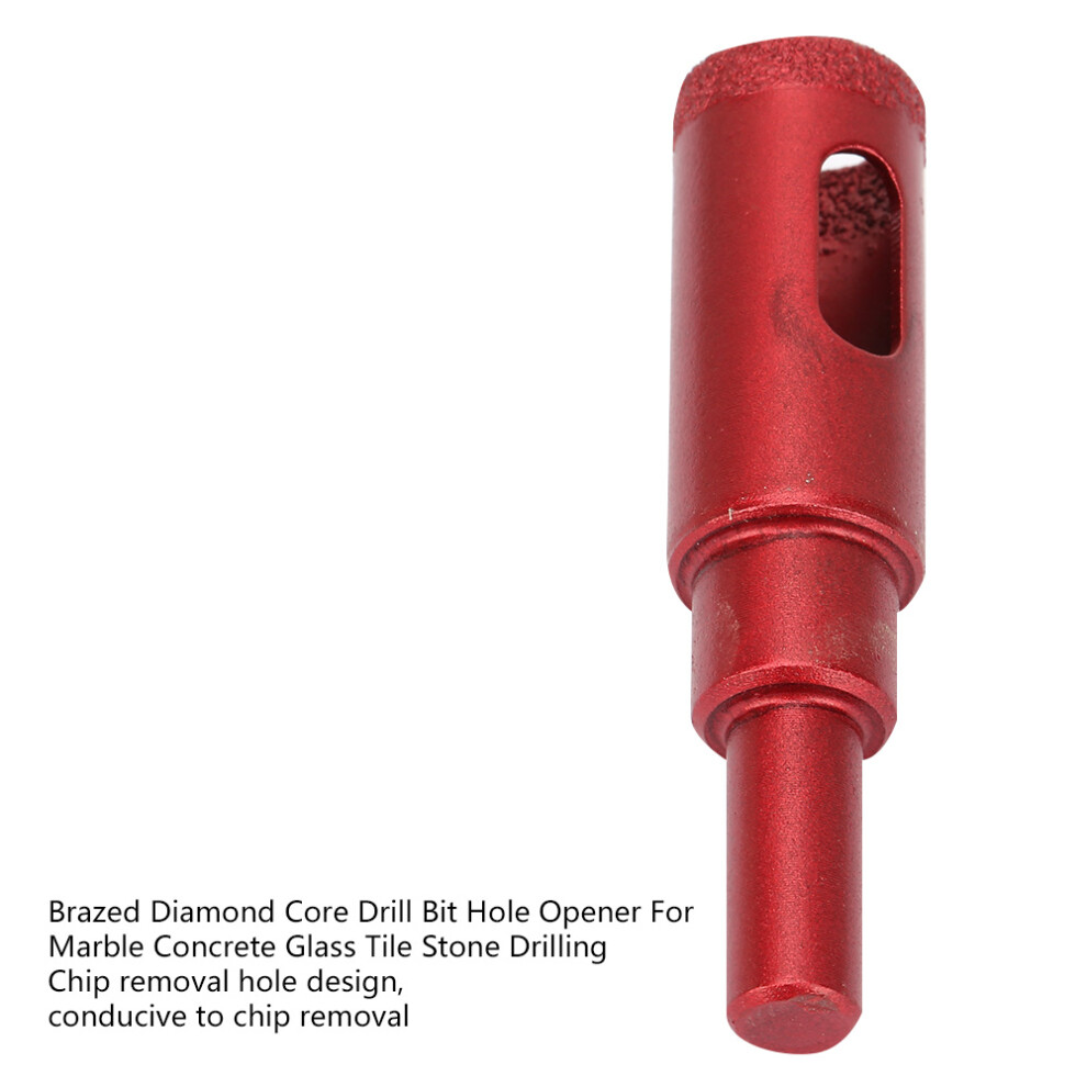 Brazed Diamond Core Drill Bit 16mm Hole Opener
