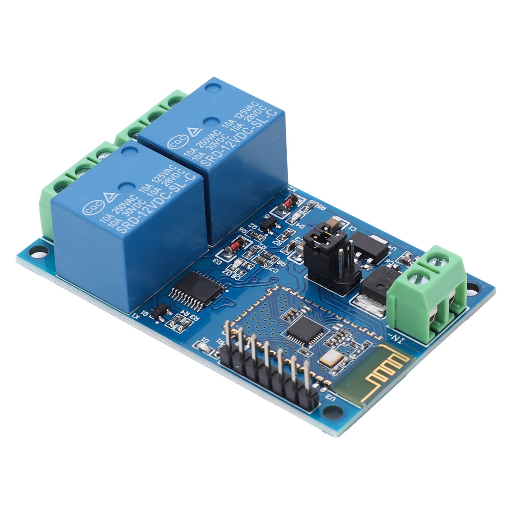12V Dual Bluetooth Relay Module 2 Channels Smart Home Switch 3761391064671