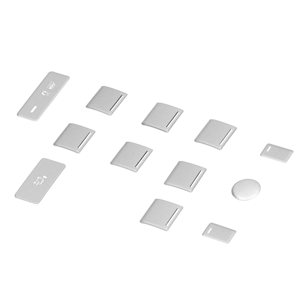 12Pcs Aluminium Window Lift Button Stickers For Range Rover 2013-2017 9461391063493