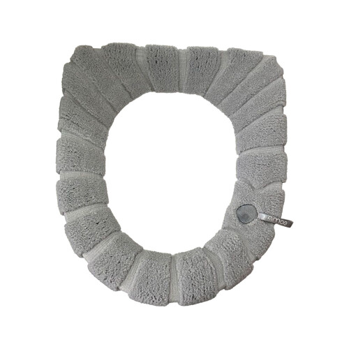 Protège-siège de toilette doux, épais, chaud, extensible et lavable 1