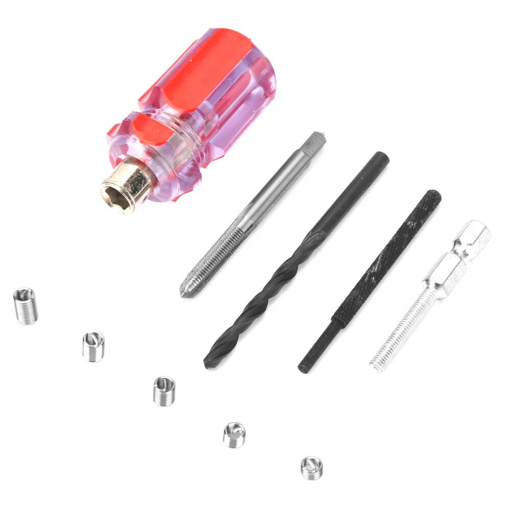 Stainless Steel Thread Repair Insert Kit 105Pcs M4 7444352650002