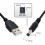 CY USB2.0A τύπου αρσενικό σε 5.5x2.5mm DC5V βύσμα τροφοδοσίας με βαρέλι, καλώδιο φόρτισης 100cm 5