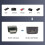 CY3 stk./parti Micro USB2.0 til Mini USB5Pin Han-til-Hun Forlænger Data Strømadapter 4