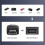 CY3 stk./parti Micro USB2.0 til Mini USB5Pin Han-til-Hun Forlænger Data Strømadapter 5