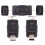 CY3 stk./parti Micro USB2.0 til Mini USB5Pin Han-til-Hun Forlænger Data Strømadapter 8