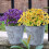 20-Piece UV-Resistant Artificial Violet Flowers, Blue 4