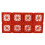5pcs Interlocking Leveling Blocks Kit, ABS Anti-Slip Pads, Orange 6