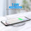 Ασύρματος φορτιστής, Πιστοποιημένος Qi, 10W Max Fast Wireless Charging Pad Συμβατό με όλα τα 5