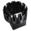 Déviateur d'eau pour descente de gouttière, PVC noir, 1 pièce 4