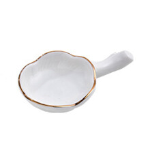 Bacchette nel Ceramica Da 1 Pezzo Supporto per Bastoncini nel Stile Nordico Supporto per Forchetta Cucchiaio Supporto per Stoviglie (Little Plum)