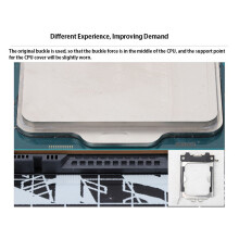 Thermalright 12Th CPU Buigcorrectie Fixing Buckle LGA1700/1800 Buckle Fix Vervanging met TF7 Thermische Paste, Grijs