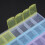 28 Grids Rhinestone Storage Box Durable Bead Organizer 21.4cm 5