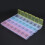 28 Grids Rhinestone Storage Box Durable Bead Organizer 21.4cm 9