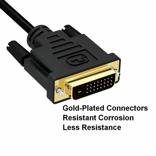 DVI-D til VGA-adapter, ZMART DVI-D24+1 til VGA han-til-hun-adapter 1