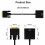 DVI-D til VGA-adapter, ZMART DVI-D24+1 til VGA han-til-hun-adapter 3