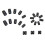 (Standard) Chic Black Reusable False Nails for Women 4