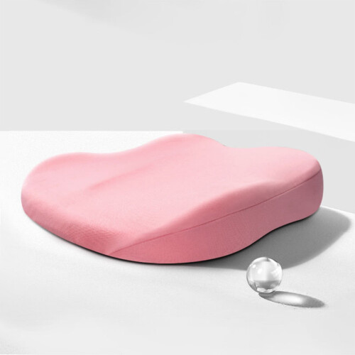 Pink Car Seat Cushion Memory Foam Wedge 1 pc 1