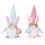TETOU2 τεμάχια Πασχαλινά LED Gnomes Λαγουδάκι Λούτρινα Πούλιες Κουνέλι Αυγό Άνοιξη 7