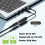 CY DC Jack 4.0x1.7mm Είσοδος σε καλώδιο φόρτισης USB-C Type-C για φορητό υπολογιστή PD9V5V20V 7