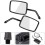 2Pcs Black Motorcycle Side Mirrors, Adjustable, Wide View 6