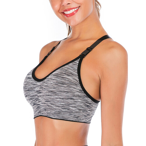 DODOING Γυναικείο Αθλητικό Σουτιέν Activewear, Σουτιέν Υψηλής Αντίστασης, Υποστήριξη, 2