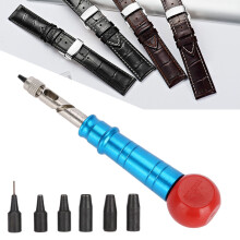 Portable Leather Watchband Hole Puncher 1.5-4mm Belt Punching Tool