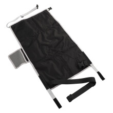 Kids Airplane Seat Extender & Footrest, 77x43cm, Black